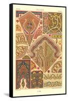 Indian Design Motifs-null-Framed Stretched Canvas