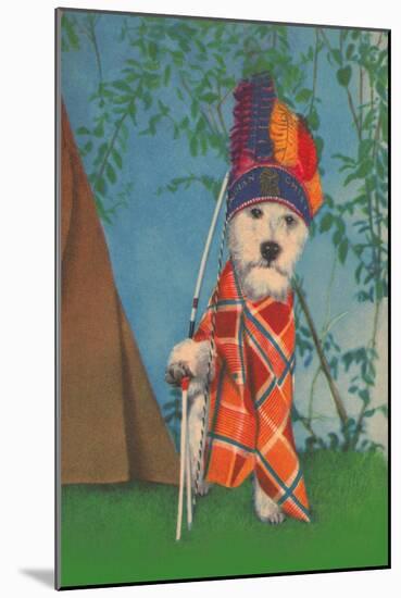 Indian Dog-null-Mounted Art Print