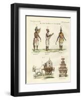 Indian Dresses-null-Framed Giclee Print