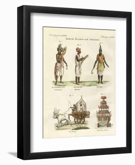 Indian Dresses-null-Framed Giclee Print