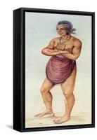 Indian Elder or Chief-John White-Framed Stretched Canvas