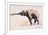 Indian Elephant, Khana-Mark Adlington-Framed Giclee Print