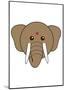 Indian Elephant-null-Mounted Art Print