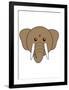 Indian Elephant-null-Framed Giclee Print