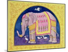 Indian Elephant-Linda Benton-Mounted Giclee Print