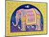 Indian Elephant-Linda Benton-Mounted Premium Giclee Print