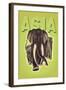 Indian Elephants-Robert Harrer-Framed Art Print