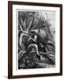 Indian Extracting Pulque, Mexico, 19th Century-Edouard Riou-Framed Giclee Print