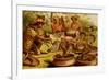 Indian Fakirs with King Cobras-F.W. Kuhnert-Framed Premium Giclee Print