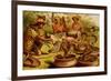 Indian Fakirs with King Cobras-F.W. Kuhnert-Framed Premium Giclee Print