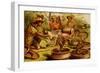 Indian Fakirs with King Cobras-F.W. Kuhnert-Framed Art Print