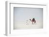 Indian Family Enjoying a Camel Ride in the White Desert-Annie Owen-Framed Photographic Print