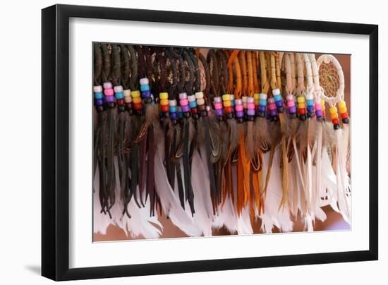 Indian Feathers-SNEHITDESIGN-Framed Art Print