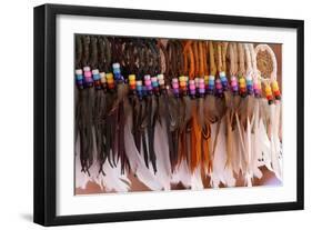 Indian Feathers-SNEHITDESIGN-Framed Art Print