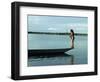 Indian Fishing with Bow and Arrow, Xingu, Amazon Region, Brazil, South America-Claire Leimbach-Framed Photographic Print