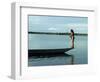 Indian Fishing with Bow and Arrow, Xingu, Amazon Region, Brazil, South America-Claire Leimbach-Framed Photographic Print