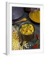 Indian Food, Pan of Dhal, India-Tondini Nico-Framed Photographic Print