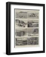 Indian Frontier Defence, Notes on the New Kandahar Railway-null-Framed Premium Giclee Print