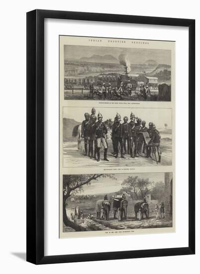 Indian Frontier Sketches-null-Framed Giclee Print