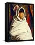 Indian Girl in a White Blanket, 1917-Robert Cozad Henri-Framed Stretched Canvas