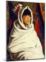 Indian Girl in a White Blanket, 1917-Robert Cozad Henri-Mounted Giclee Print