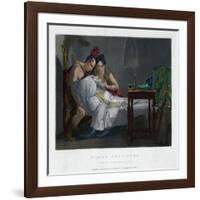 Indian Gratitude - Peruvians Attending Las Cassas-null-Framed Giclee Print