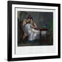 Indian Gratitude - Peruvians Attending Las Cassas-null-Framed Giclee Print