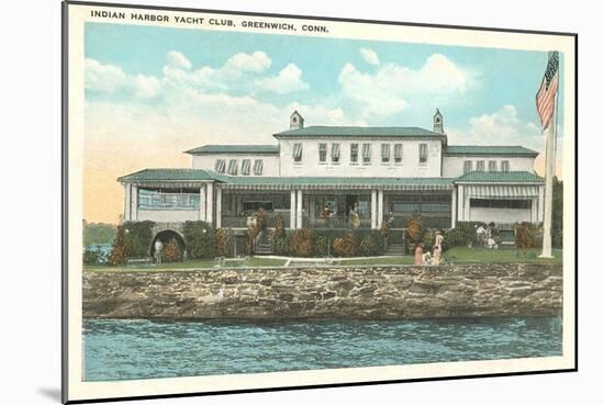 Indian Harbor Yacht Club, Greenwich, Connecticut-null-Mounted Art Print