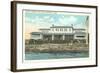 Indian Harbor Yacht Club, Greenwich, Connecticut-null-Framed Art Print