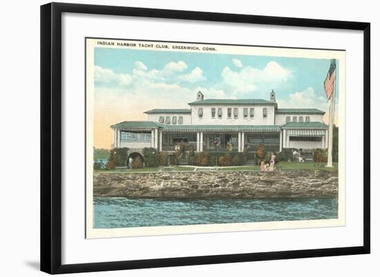 Indian Harbor Yacht Club, Greenwich, Connecticut-null-Framed Art Print