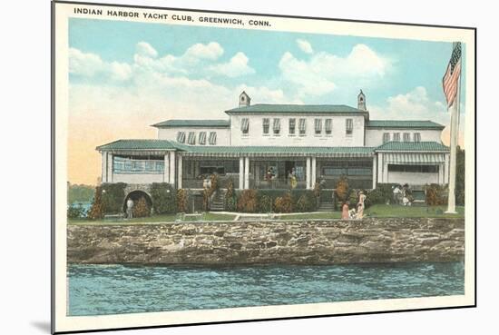 Indian Harbor Yacht Club, Greenwich, Connecticut-null-Mounted Art Print