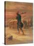 Indian Hunter in the Snow-Cornelius Krieghoff-Stretched Canvas