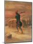 Indian Hunter in the Snow-Cornelius Krieghoff-Mounted Giclee Print