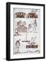 Indian Huts, Illustration on Page 20 of Codex Canadiensis-Louis Nicolas-Framed Giclee Print