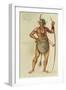 Indian in Body Paint-John White-Framed Giclee Print