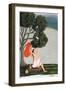Indian Lady at Her Toilet Dressing Her Hair-null-Framed Giclee Print