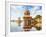 Indian Landmarks - Gadi Sagar Temple on Gadisar Lake - Jaisalmer, Rajasthan-pzAxe-Framed Photographic Print