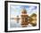 Indian Landmarks - Gadi Sagar Temple on Gadisar Lake - Jaisalmer, Rajasthan-pzAxe-Framed Photographic Print