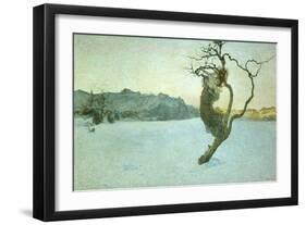 Indian legend.-Giovanni Segantini-Framed Giclee Print