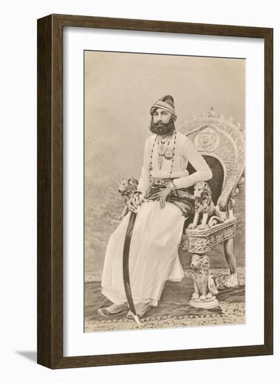 Indian Maharajah-null-Framed Art Print