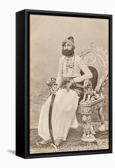 Indian Maharajah-null-Framed Stretched Canvas