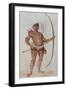 Indian Man of Florida-John White-Framed Giclee Print