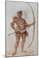 Indian Man of Florida-John White-Mounted Giclee Print