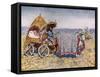 Indian Marriage Cart-Mortimer Menpes-Framed Stretched Canvas