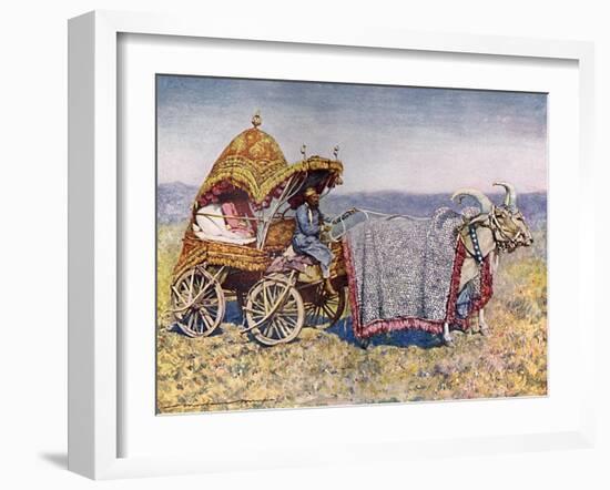 Indian Marriage Cart-Mortimer Menpes-Framed Art Print