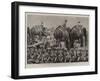 Indian Military Manoeuvres, a Field-Day at Secunderabad-null-Framed Giclee Print