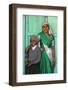 Indian mother and son, Nandgaon, Uttar Pradesh, India-Godong-Framed Photographic Print