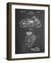 Indian Motorcycle Drive Shaft Patent-Cole Borders-Framed Art Print