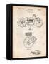 Indian Motorcycle Drive Shaft Patent-Cole Borders-Framed Stretched Canvas