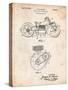 Indian Motorcycle Drive Shaft Patent-Cole Borders-Stretched Canvas
